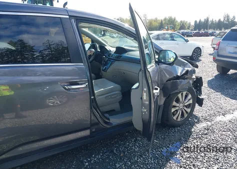 2015 Honda Odyssey Ex-L из США, поврежденный, VIN 5FNRL5H62FB097314